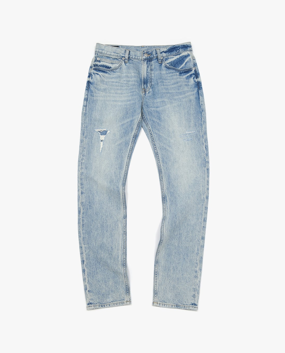 LEE - Quần jeans nam ống đứng wash bạc