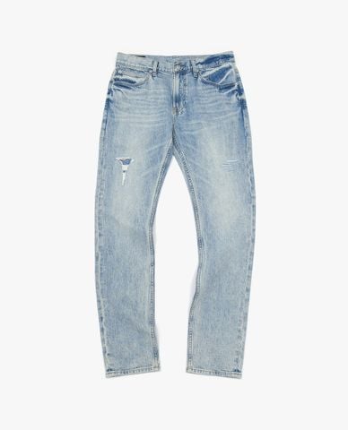  LEE - Quần jeans nam ống đứng wash bạc 
