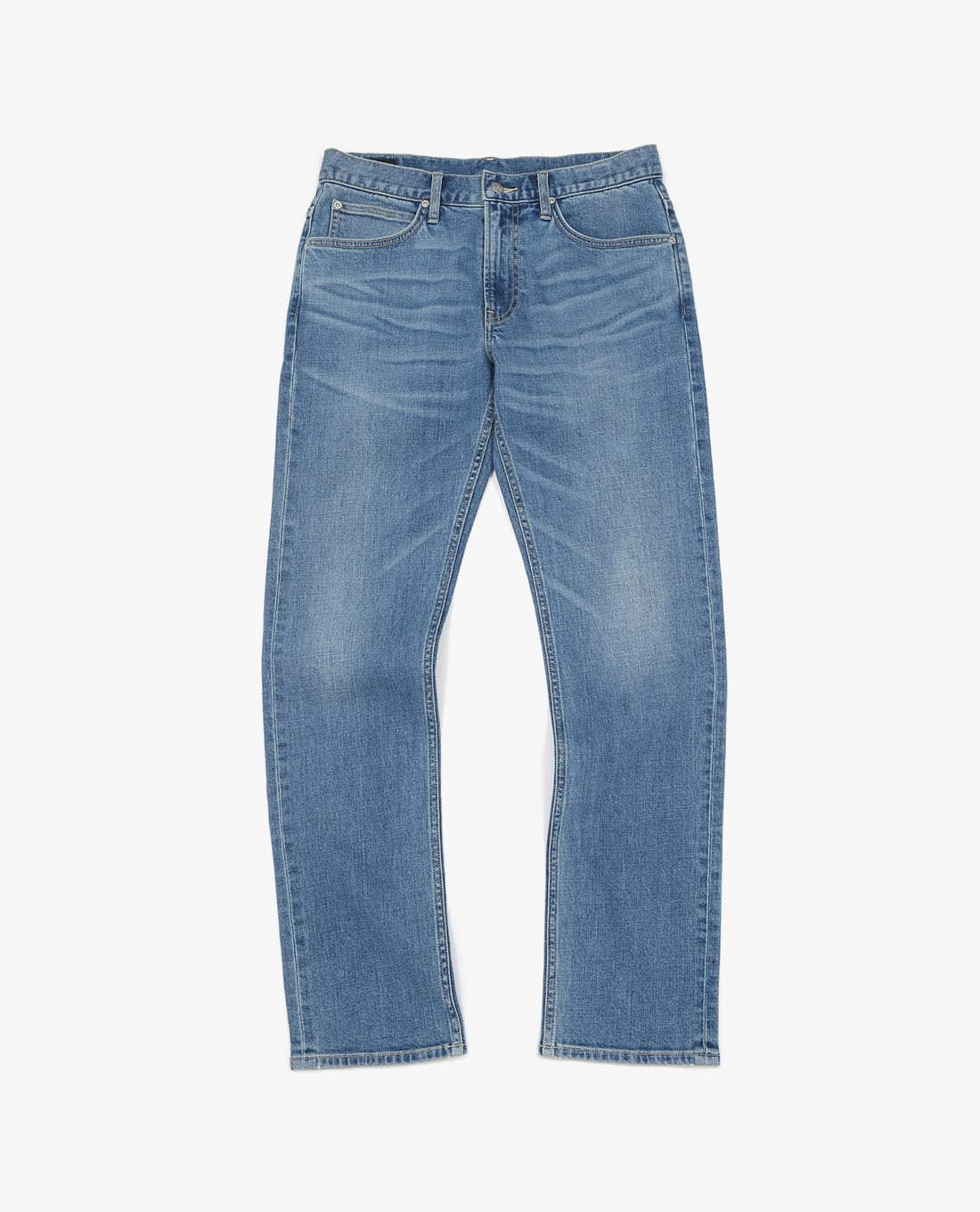LEE - Quần jeans nam ống đứng wash bạc