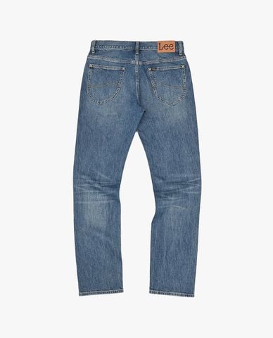  LEE - Quần jeans nam ống đứng wash bạc 