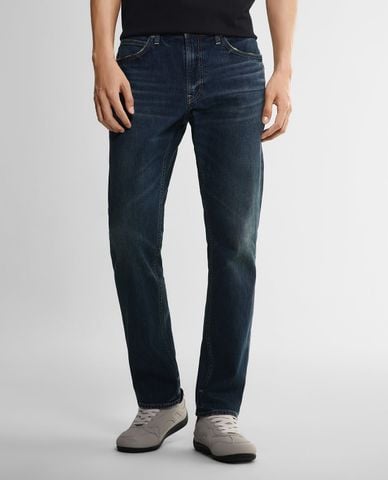  LEE - Quần jeans nam ống đứng wash bạc 