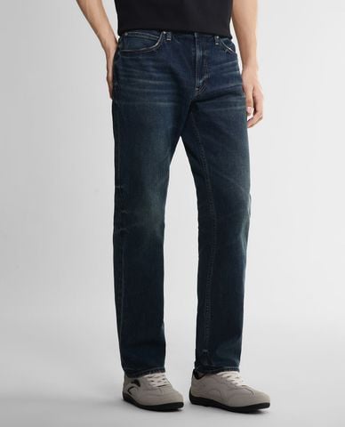  LEE - Quần jeans nam ống đứng wash bạc 