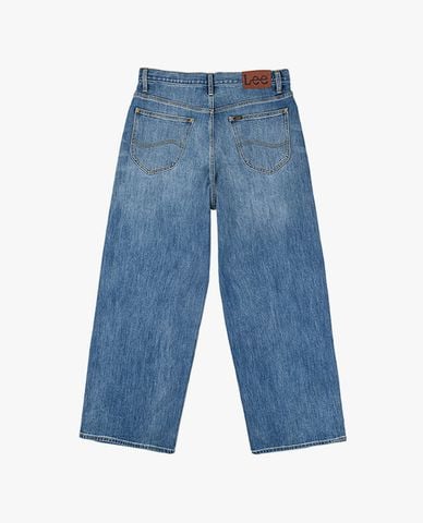  LEE - Quần jeans nam ống rộng wash bạc 