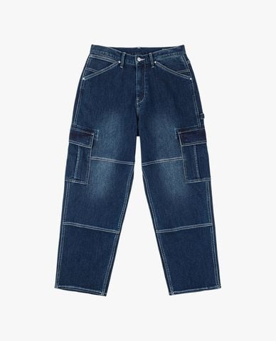  LEE - Quần jeans nam ống rộng phối túi hộp Rider 