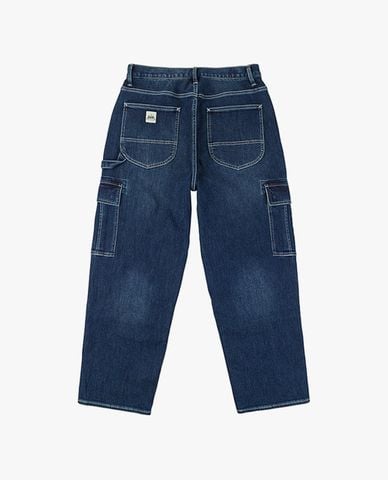  LEE - Quần jeans nam ống rộng phối túi hộp Rider 