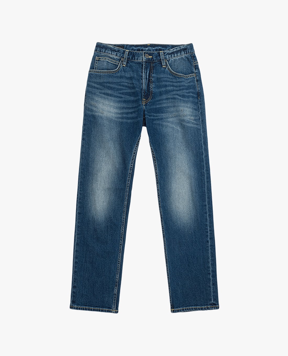LEE - Quần jeans nam ống đứng wash bạc