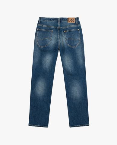  LEE - Quần jeans nam ống đứng wash bạc 