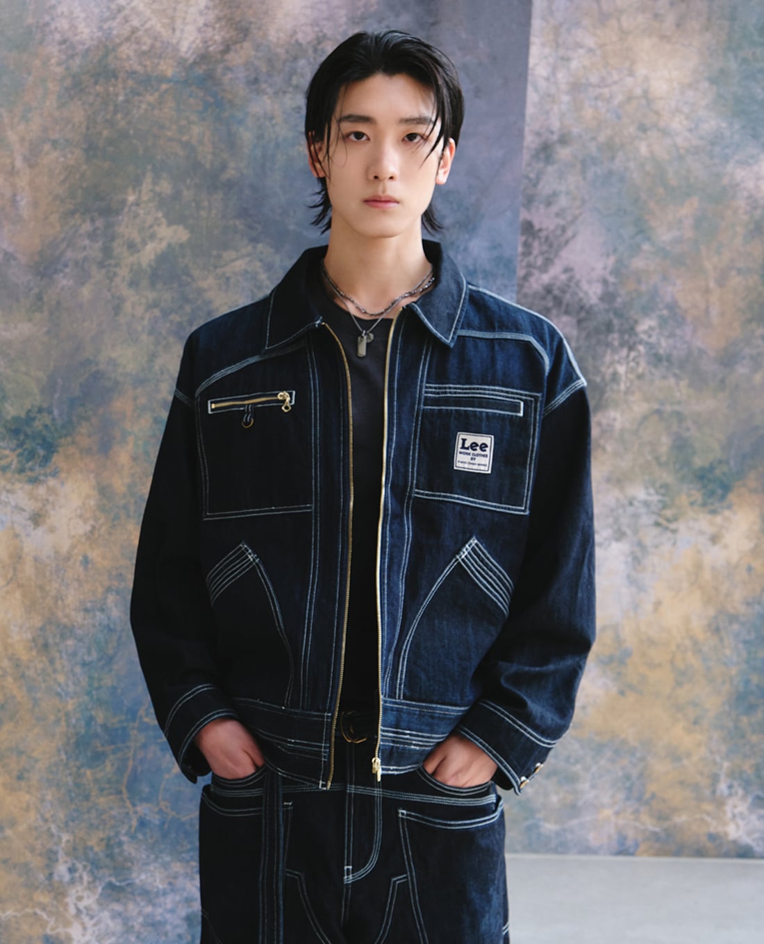LEE - Áo khoác denim nam Lee x Feng Chen Wang