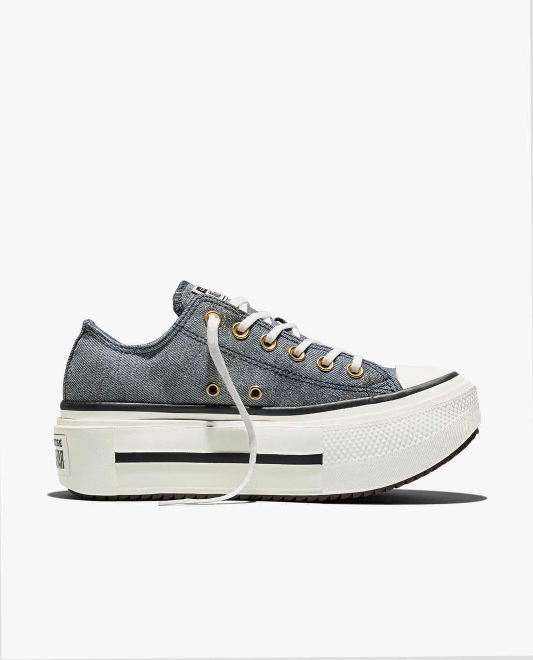 CONVERSE - Giày sneakers unisex cổ thấp Chuck Taylor All Star Lift Double Stack