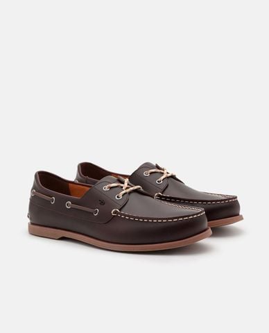  PEDRO - Giày lười nam mũi tròn Denim Boat 