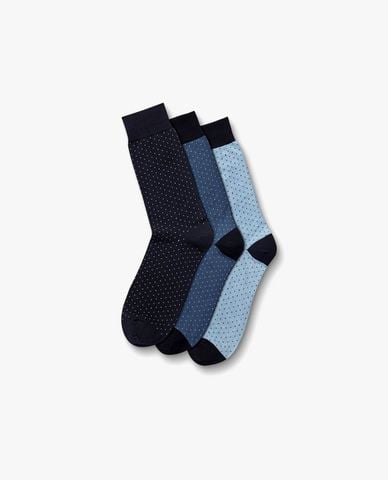  CHARLES TYRWHITT - Set 3 vớ nam cổ cao 