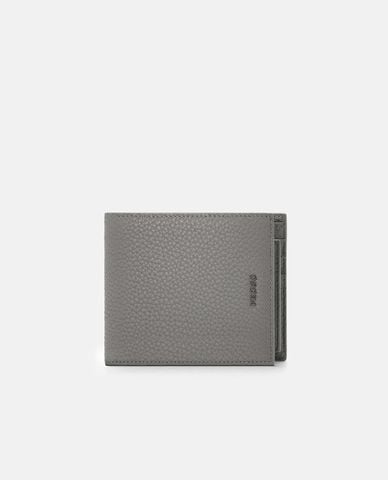  PEDRO - Ví nam dáng ngắn gập đôi Tumbled Leather With Insert 