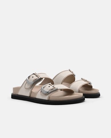  PEDRO - Dép nữ quai ngang phối khóa cài Helix 