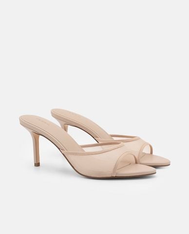  PEDRO - Giày mules cao gót nữ Mesh 