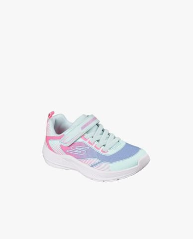  SKECHERS - Giày sneakers bé gái cổ thấp Microspec Advance 