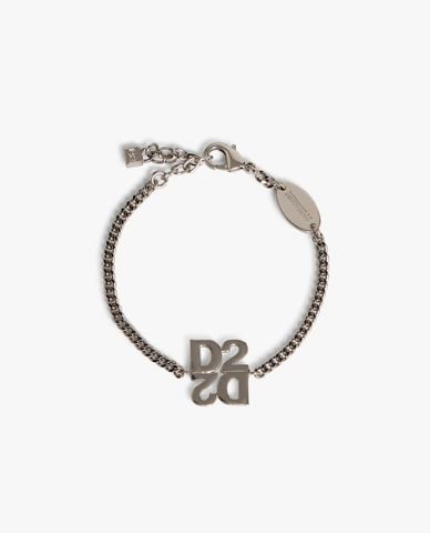  DSQUARED2 - Vòng đeo tay nam logo D2 