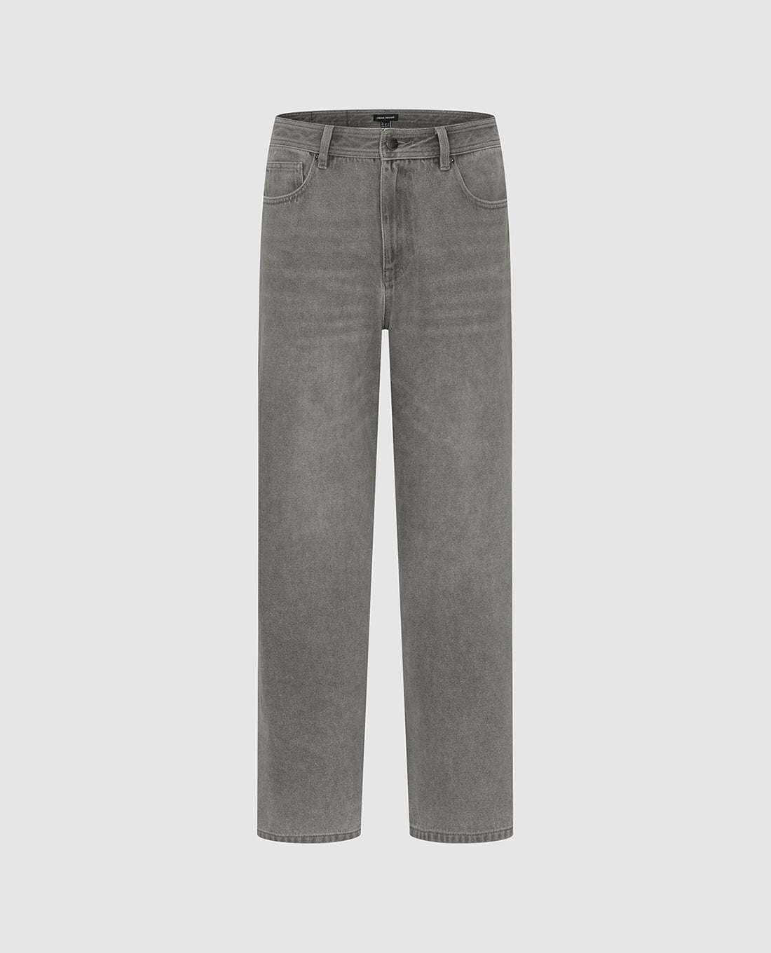 URBAN REVIVO - Quần jeans nam ống đứng wash bạc