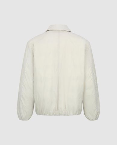  URBAN REVIVO - Áo khoác sơ mi nam cổ bẻ tay dài 