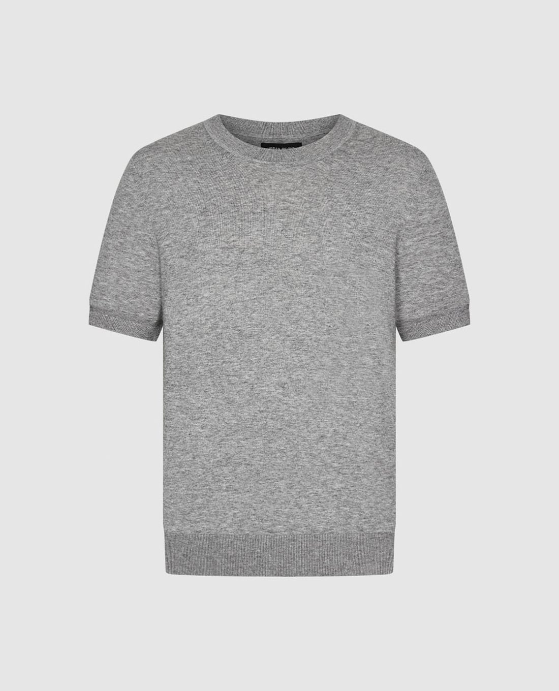 URBAN REVIVO - Áo dệt kim nam cổ tròn tay ngắn