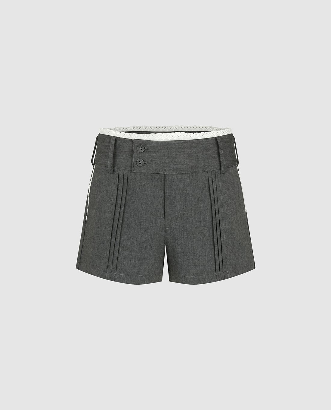 URBAN REVIVO - Quần short ngắn nữ phối viền