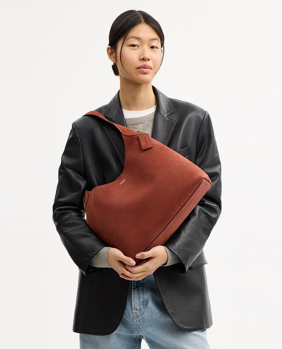 COACH - Túi đeo vai nữ hình thang Brooklyn 34