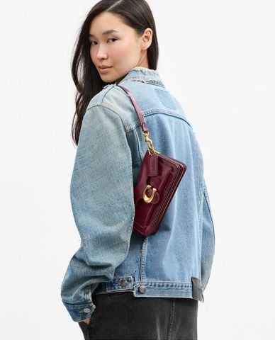  COACH - Túi đeo vai nữ nắp gập Tabby 20 