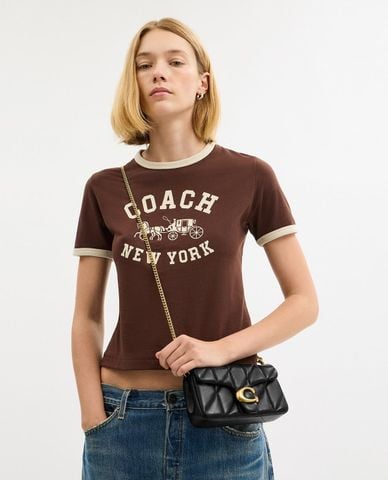  COACH - Túi đeo chéo nữ phom chữ nhật Tabby 19 