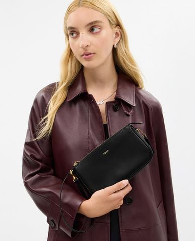  COACH - Túi đeo vai nữ phom chữ nhật Plaza 