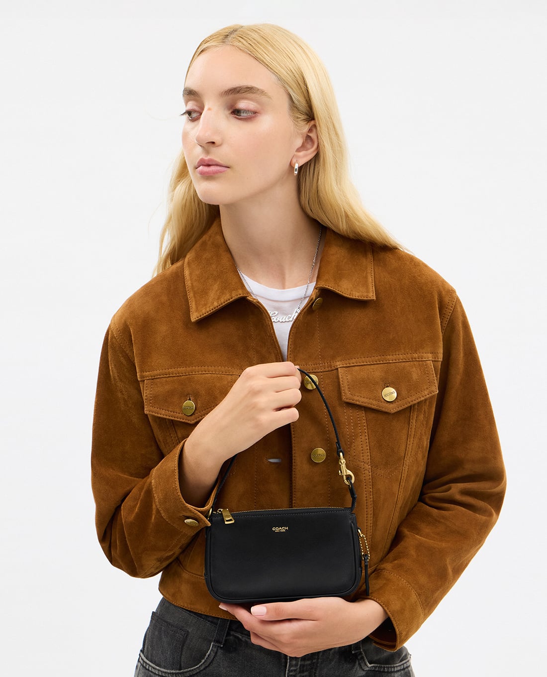 COACH - Túi đeo vai nữ phom chữ nhật Plaza 18