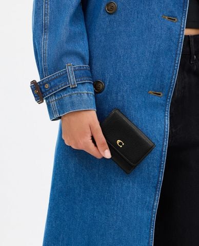  COACH - Ví nữ dáng ngắn dạng gập Essential 