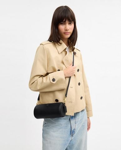  COACH - Túi đeo vai nữ dáng trụ Barrel 