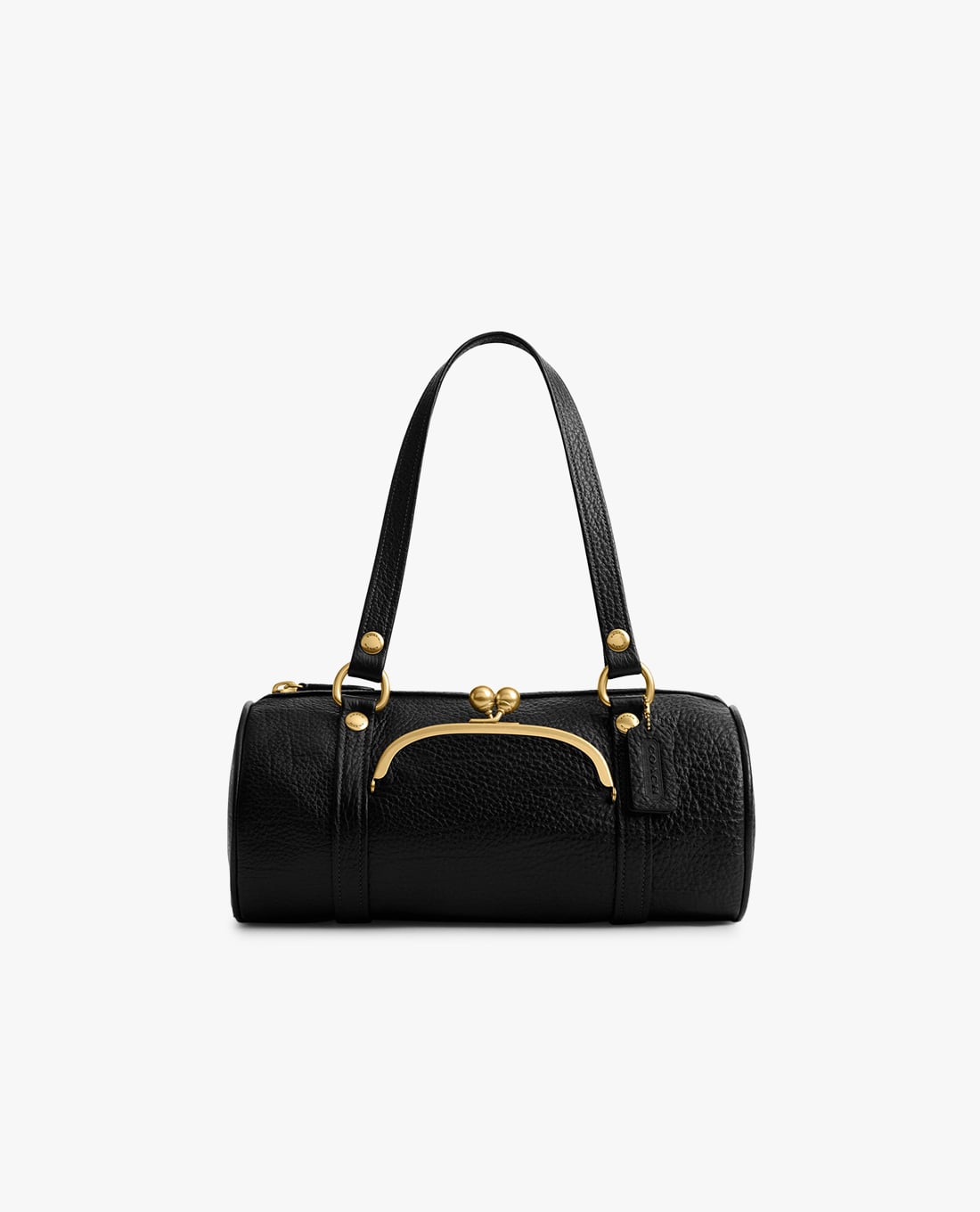 COACH - Túi đeo vai nữ phom hình trụ Kisslock Barrel