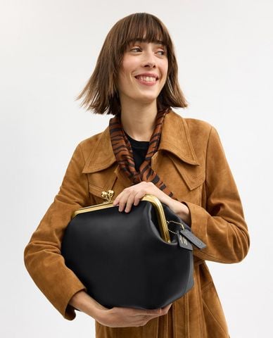  COACH - Túi đeo vai nữ Kisslock Frame 27 