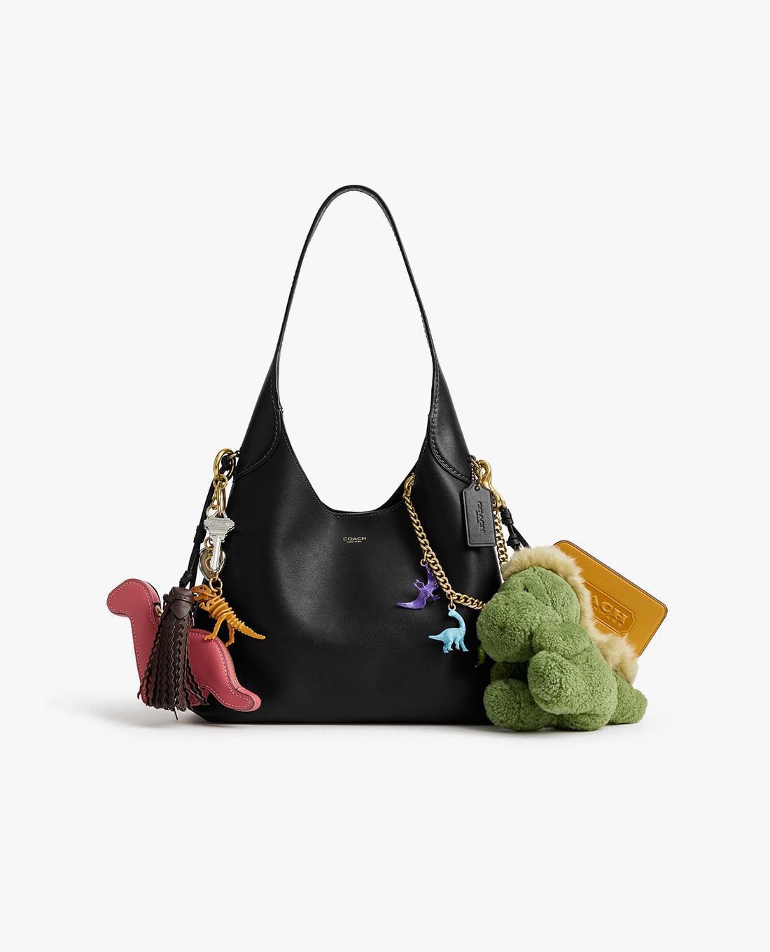 COACH - Túi đeo vai nữ hình thang Brooklyn 28 With Charms