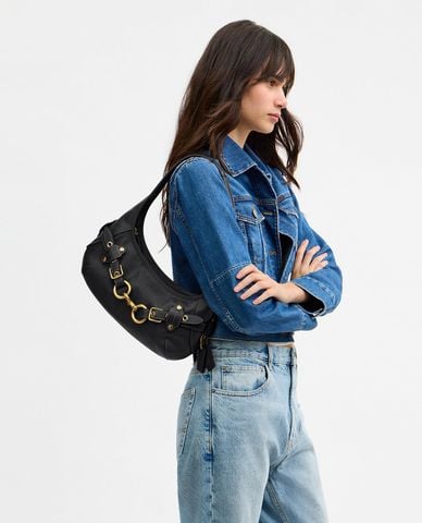  COACH - Túi đeo vai nữ hình bán nguyệt Belted Ergo 