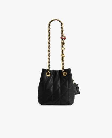  COACH - Túi rút dây nữ phối charm Jade 