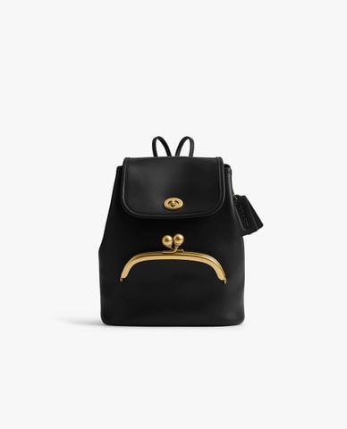  COACH - Balo nữ nắp gập Kisslock 