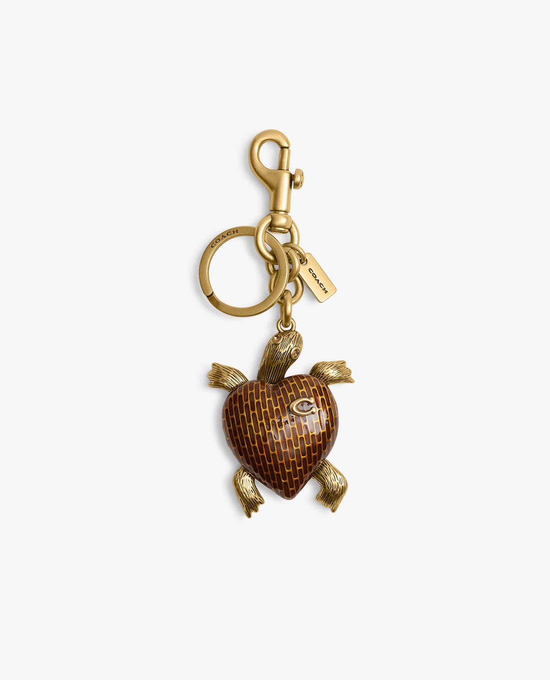 COACH - Móc khóa treo túi nữ Turtle
