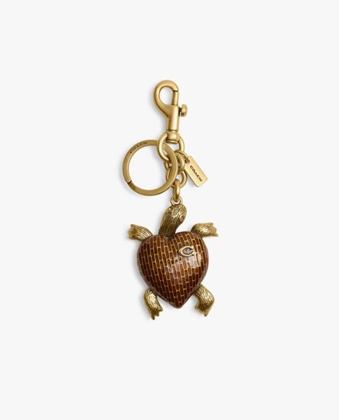  COACH - Móc khóa treo túi nữ Turtle 
