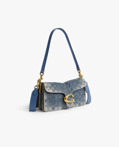  COACH - Túi đeo vai nữ Tabby 26 Signature Denim 