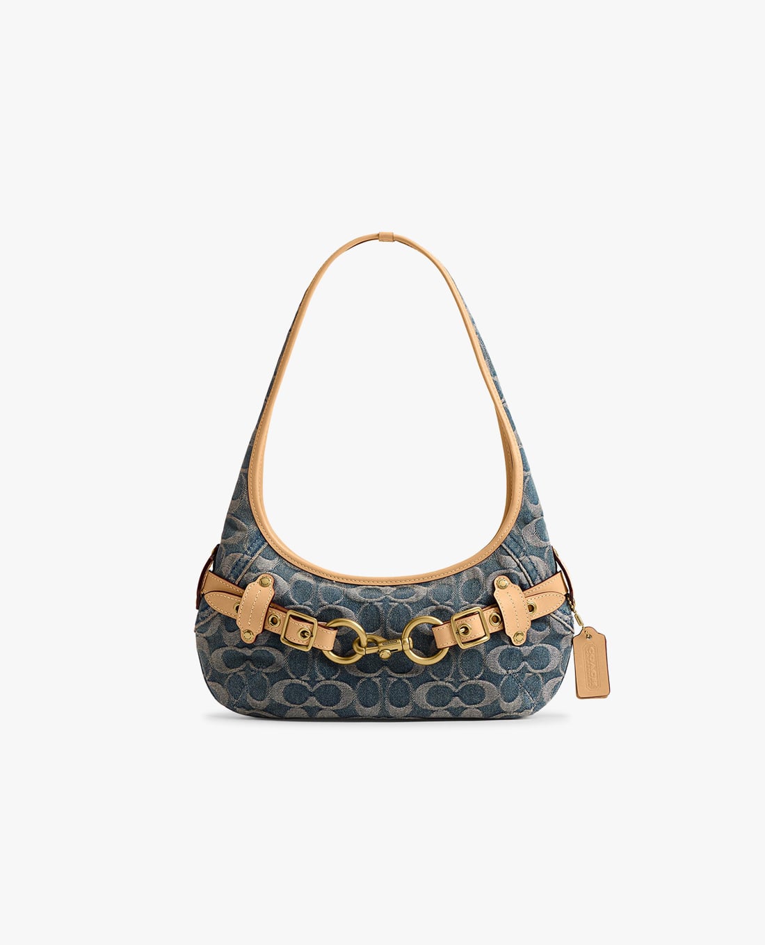 COACH - Túi đeo vai nữ hình bán nguyệt Belted Ergo 26