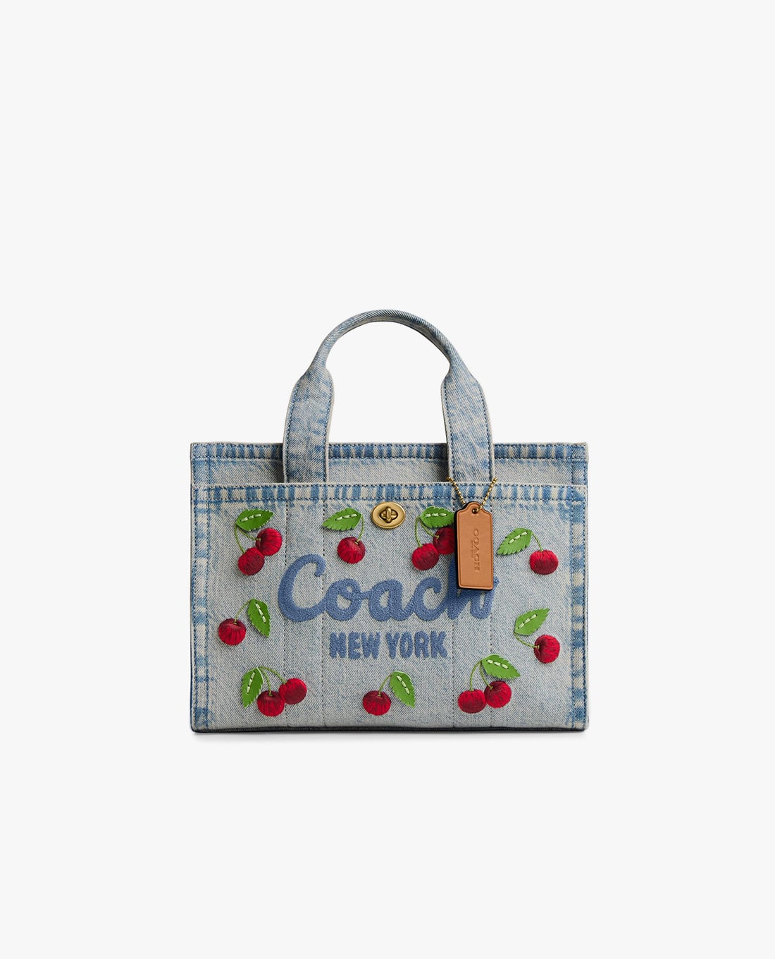 COACH - Túi tote nữ Cargo 26 With Cherry Embroidery