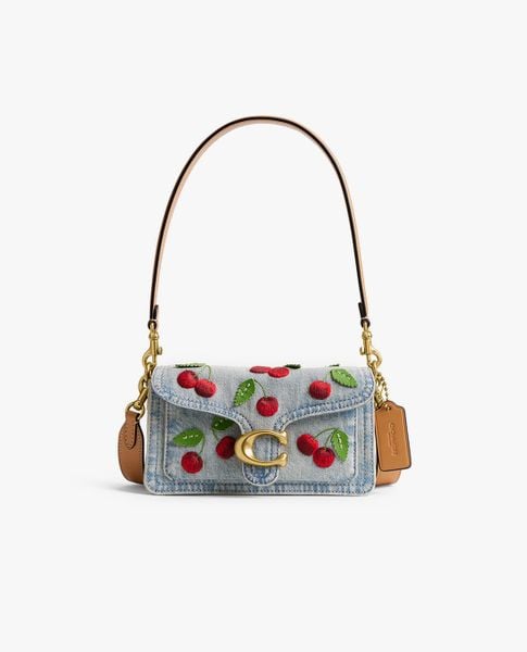  COACH - Túi đeo vai nữ Tabby 20 With Cherry Embroidery 