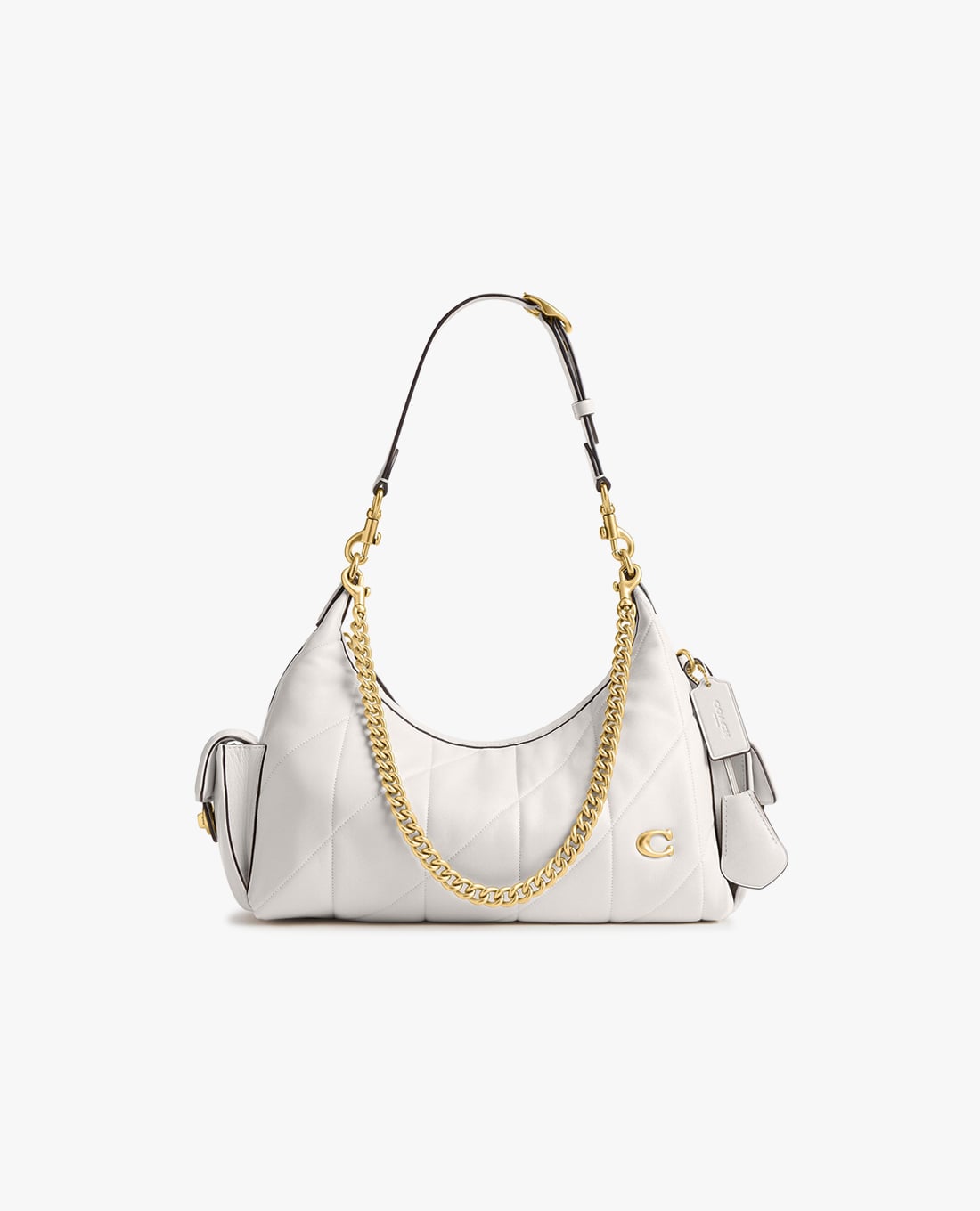 COACH - Túi đeo vai nữ hình thang chần bông Juliet 30