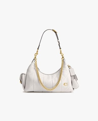  COACH - Túi đeo vai nữ hình thang chần bông Juliet 30 