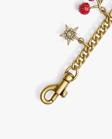  COACH - Móc khóa treo túi nữ Crystal 