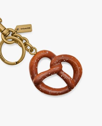  COACH - Móc khóa treo túi nữ Small Pretzel 