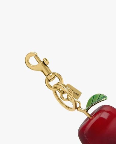  COACH - Móc khóa treo túi nữ Large Apple 