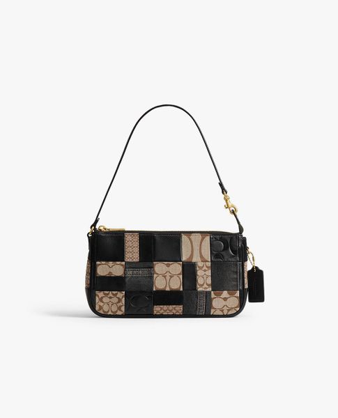  COACH - Túi xách nữ phom chữ nhật Plaza 25 With Patchwork 