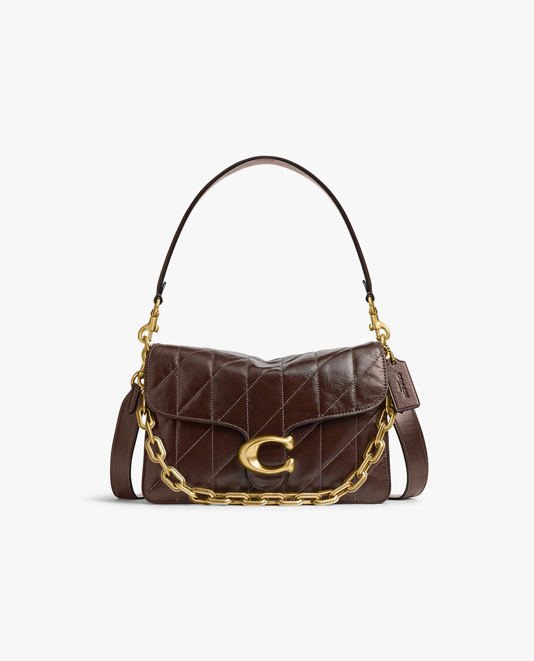 COACH - Túi đeo vai nữ phom chữ nhật Chain Tabby